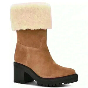 Marc Fisher LTD Willoe Bootie Sz 5.5 Tan NWT